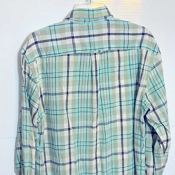 J L POWELL MEN’S SHIRT LONG SLEEVE COTTON BUTTON DOWN SHIRT SIZE MEDIUM - Picture 2 of 15